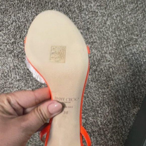 Jimmy Choo Minny heels new 38 - Picture 2 of 6